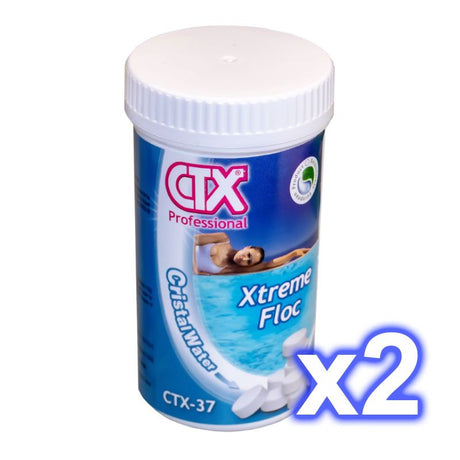 Pack 2 envases Xtreme Floc floculante tabletas 20 g. CTX-37