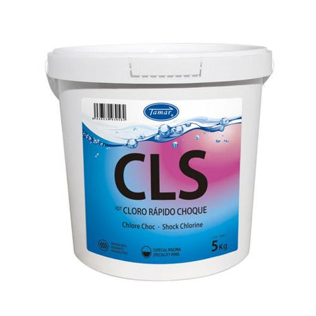 Cloro de choque granulado, acción rápida TAMAR. 5 kg.