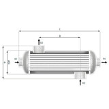 Intercambiador de calor agua-agua TIT-450 kW AstralPool Waterheat EVO
