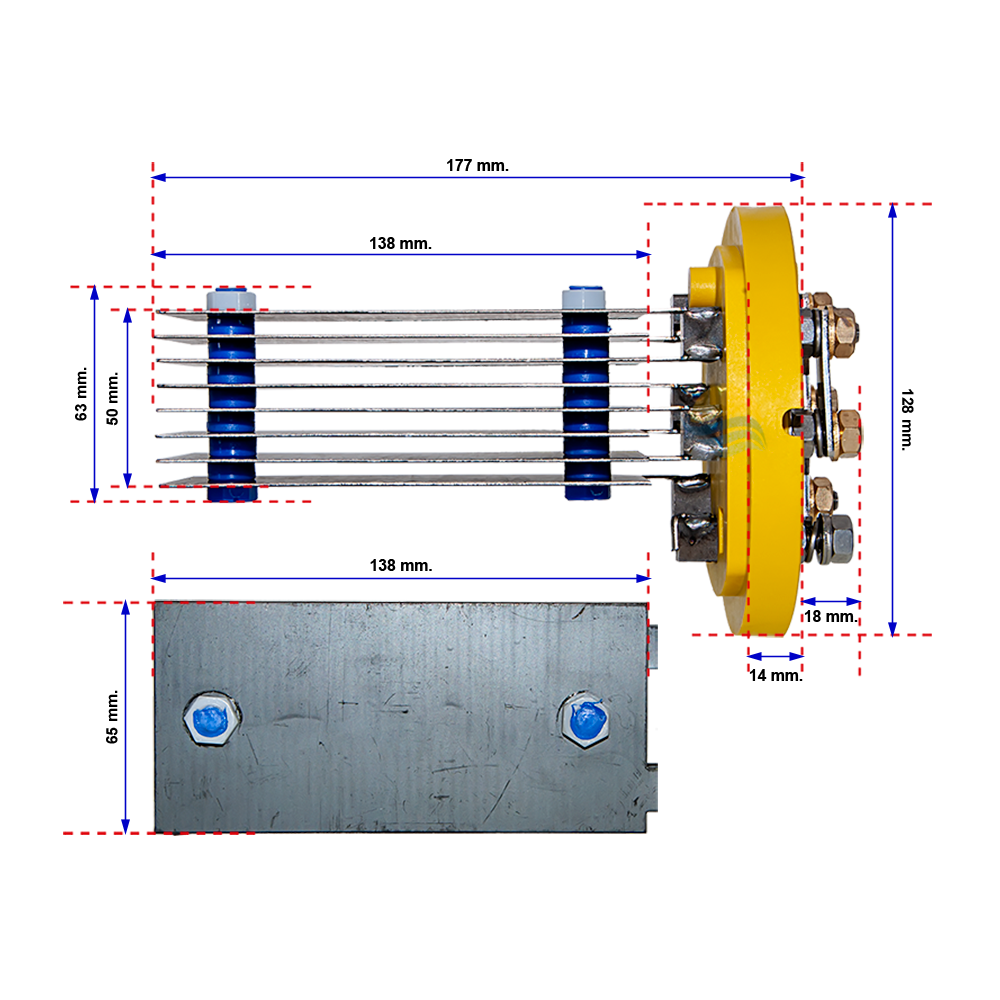 ELECTRODO ASTRALPOOL AUTOLIMPIANTE A-25, A-25PH
