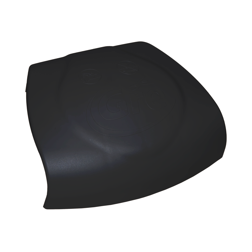 Parte superior del embellecedor grafito GRE TPL150120GF para playa de piscina desmontable
