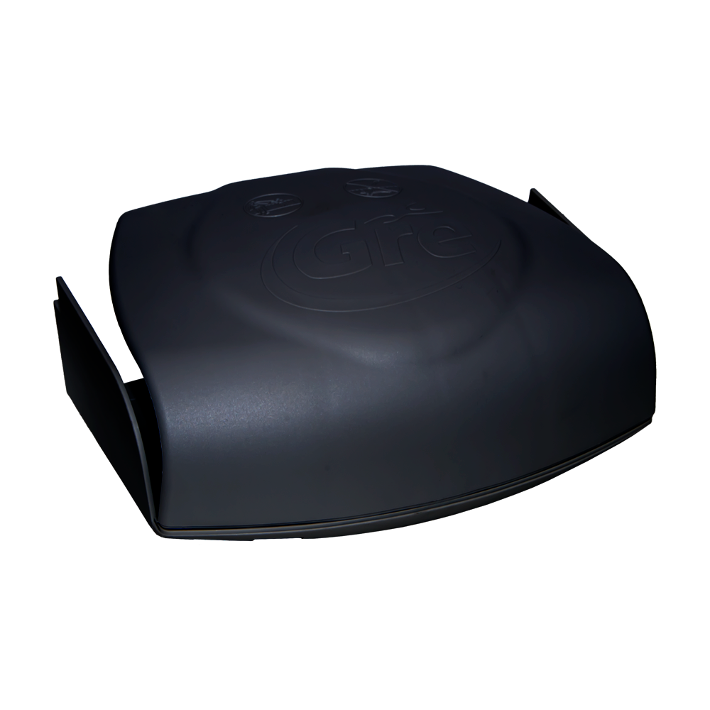 Embellecedor grafito de playa GRE ref. TPL150120GF para piscinas desmontables