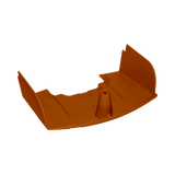 Parte inferior del embellecedor marrón GRE TPL150120WP para playa superior de piscina