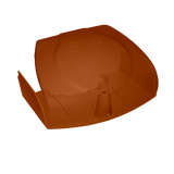 Conjunto de embellecedor marrón GRE TPL150120WP formado por tapa superior e inferior