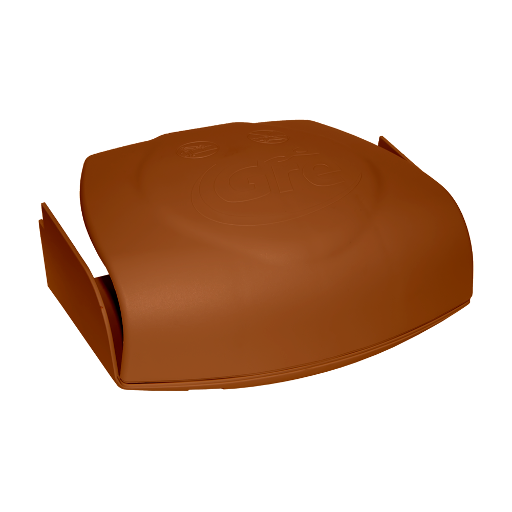Embellecedor marrón para playa de piscina desmontable GRE referencia TPL150120WP