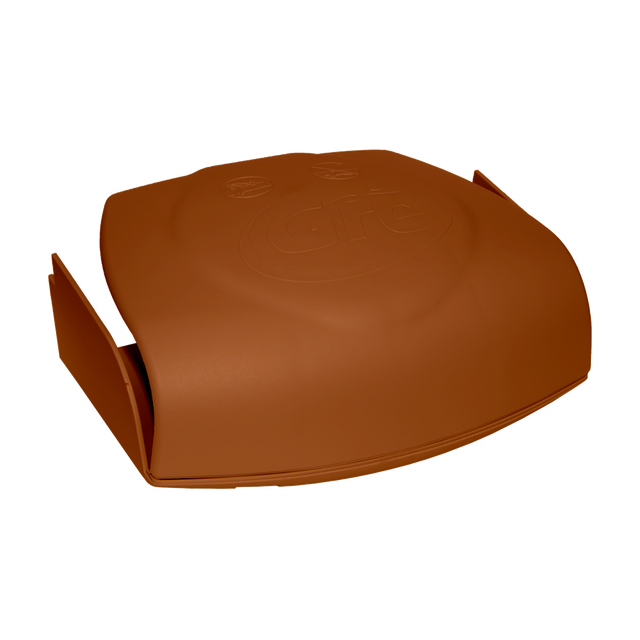 Embellecedor marrón para playa de piscina desmontable GRE referencia TPL150120WP