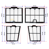 Set of 4 spring filter panels Dolphin 9991463-ASSY