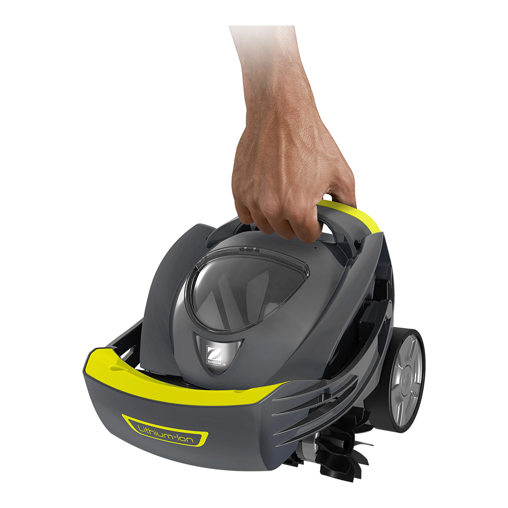 Extracción del robot limpiafondos spa Zodiac Spabot OS 0800