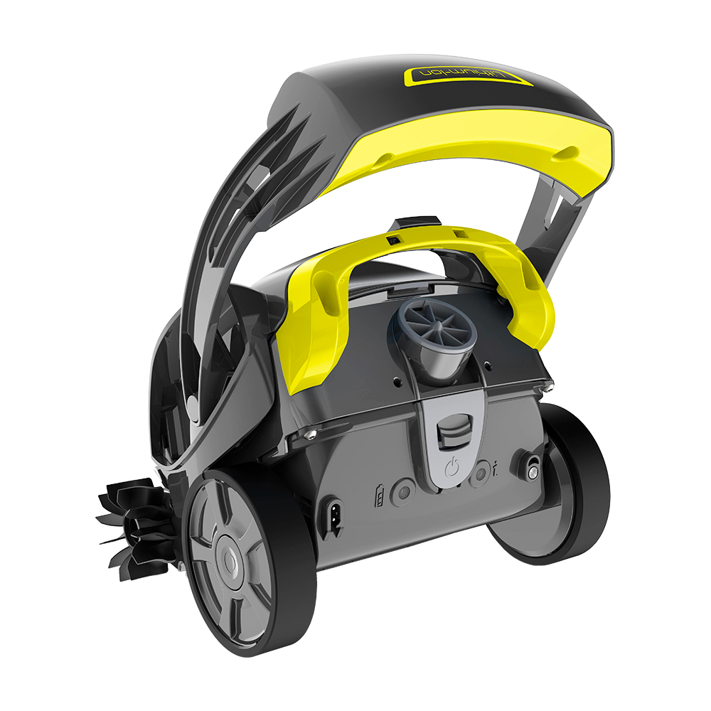 Robot limpiafondos inalámbrico para spa Zodiac Spabot OS 0800 detalle lateral