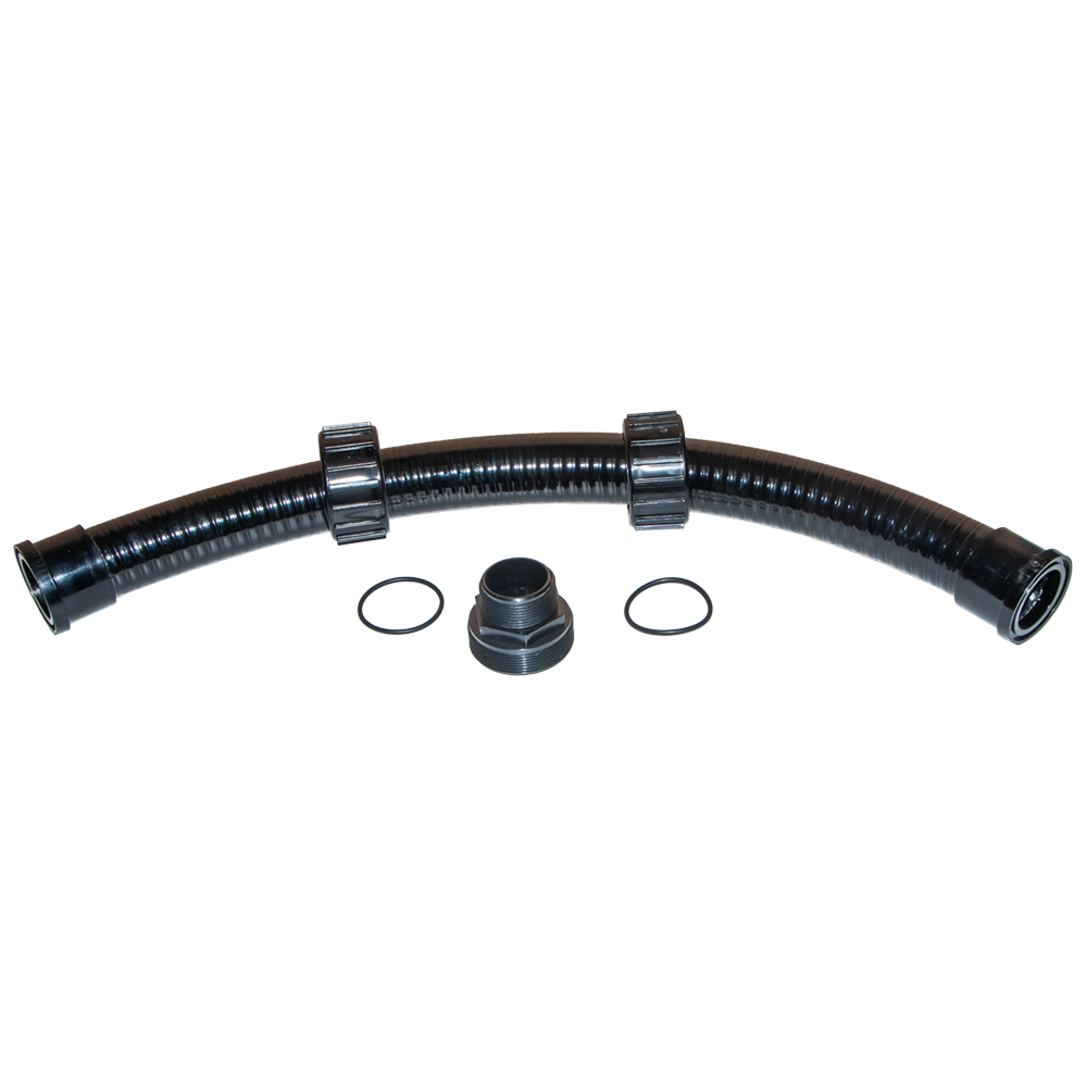 Manguera conexión motor filtro monoblock QP 500 con racores y juntas