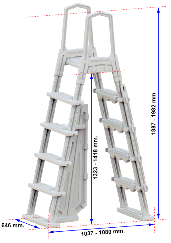 Polyethylene ladder 71550000 measures BR.jpg